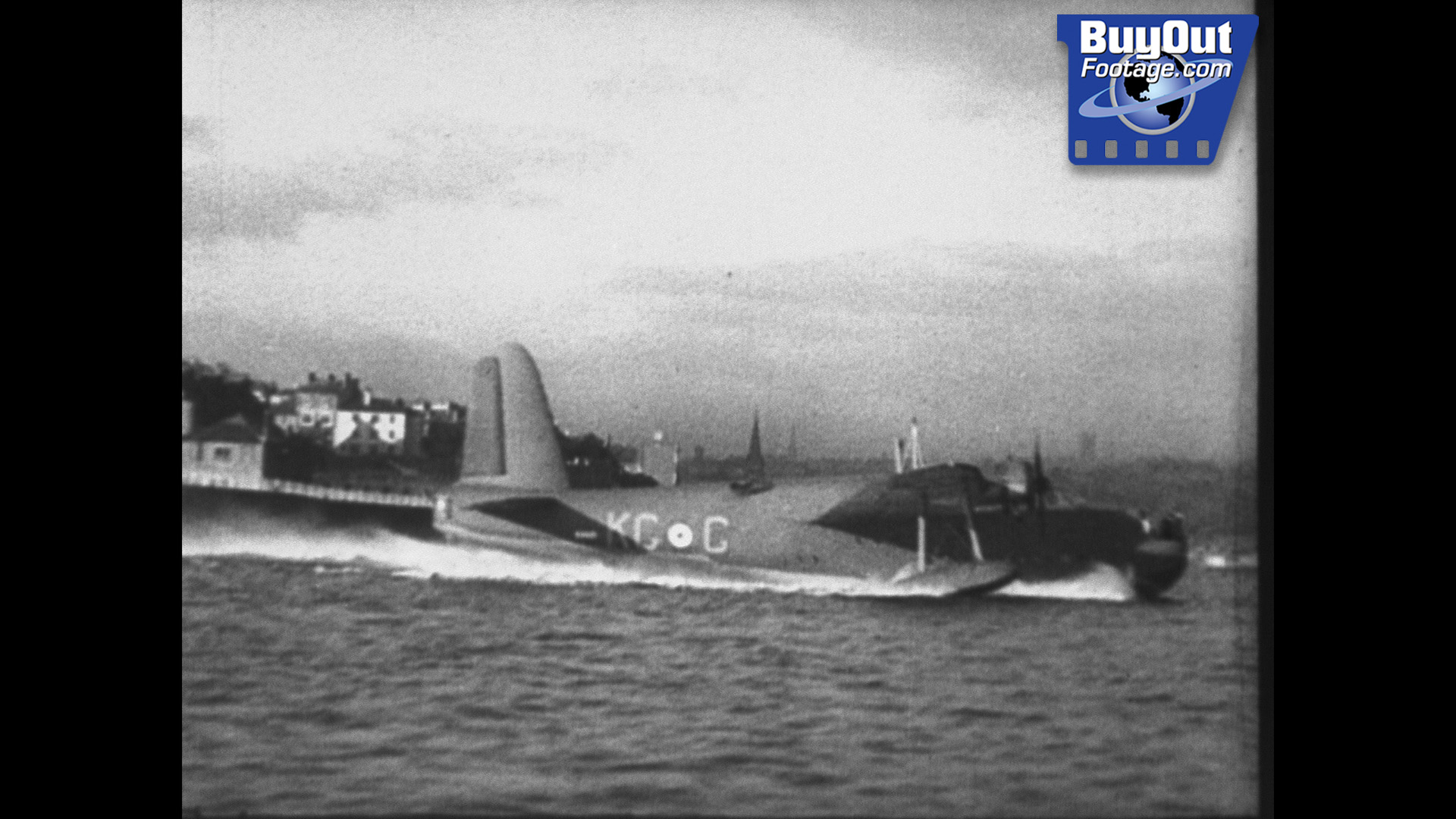 Sunderland Flying Boat Patrol over the North Sea, 1940