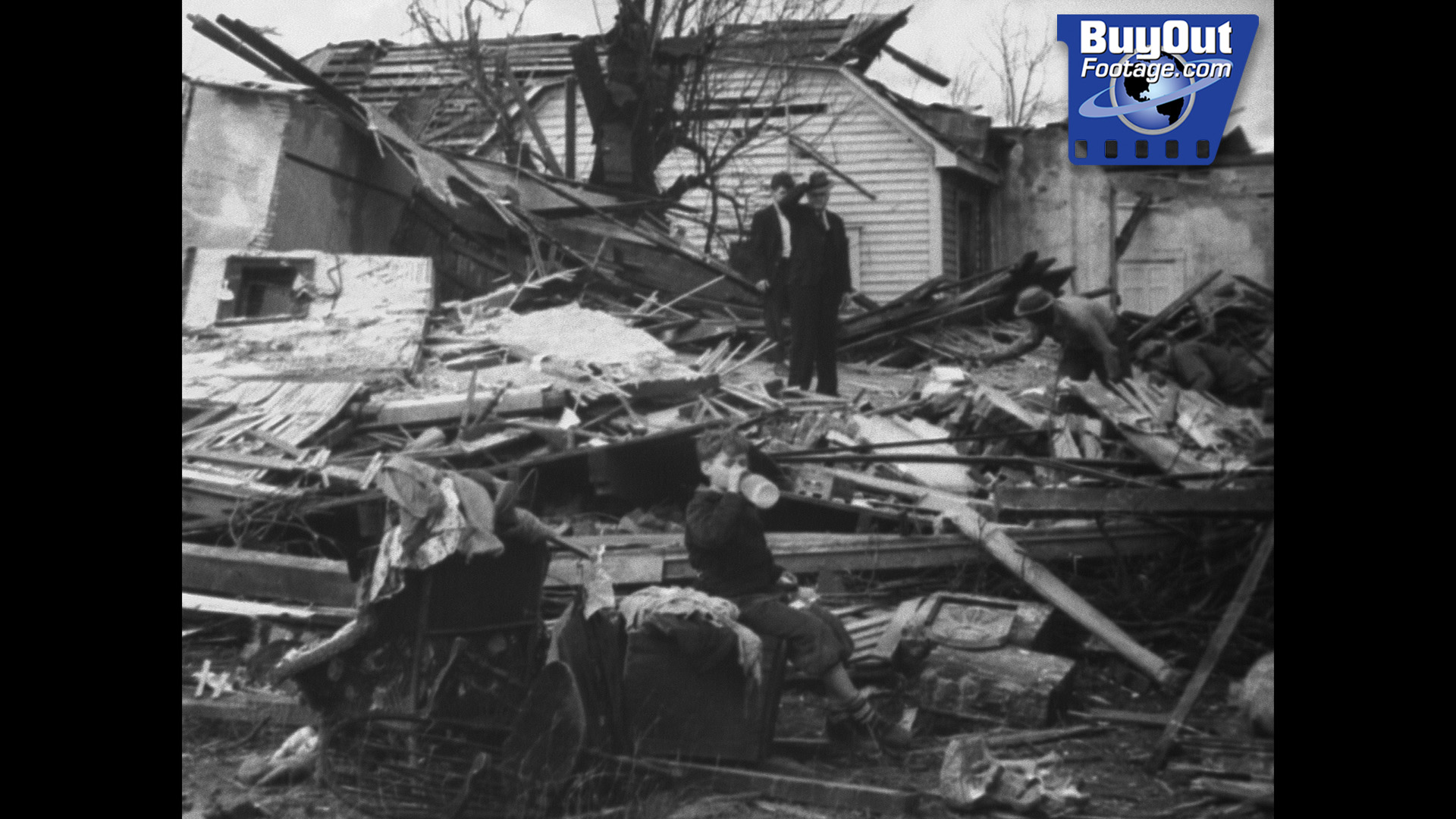 Albany, Georgia Tornado Aftermath, 1940
